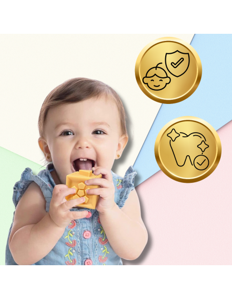 Miękkie kreatywne klocki sensoryczne dla niemowląt dzieci funkcja gryzaka cyfry 13 el.