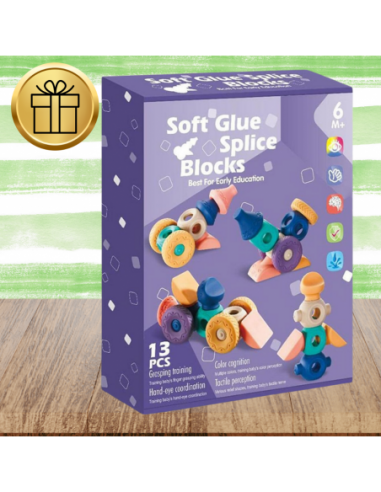 Miękkie kreatywne klocki sensoryczne...