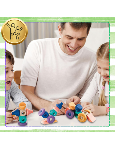 Miękkie kreatywne klocki sensoryczne dla niemowląt dzieci funkcja gryzaka 13 el.