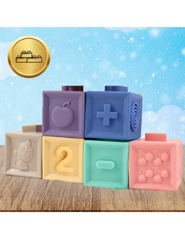 Miękkie kreatywne klocki sensoryczne...