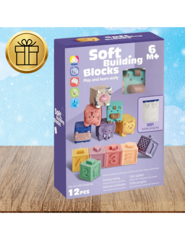 Miękkie kreatywne klocki sensoryczne...