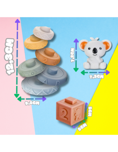 Miękkie kreatywne klocki sensoryczne...