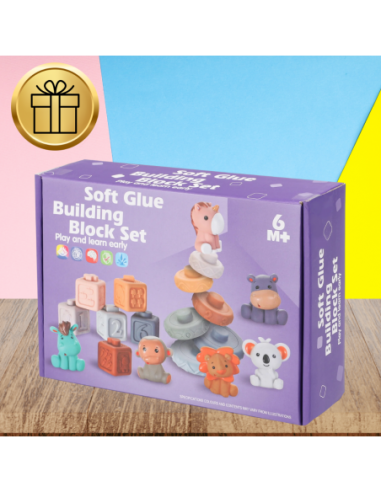 Miękkie kreatywne klocki sensoryczne...