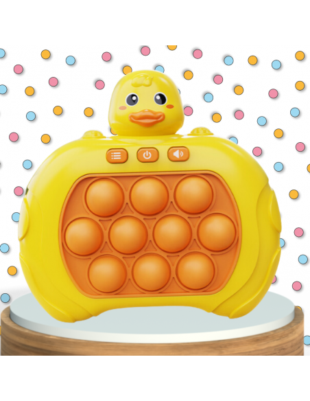 ELEKTRONICZNA GRA ZRĘCZNOŚCIOWA POP IT ANTYSTRESOWA DLA DZIECI I DOROSŁYCH KACZKA