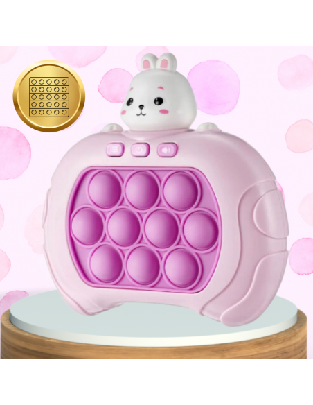 ELEKTRONICZNA GRA ZRĘCZNOŚCIOWA POP IT ANTYSTRESOWA DLA DZIECI I DOROSŁYCH KRÓLIK