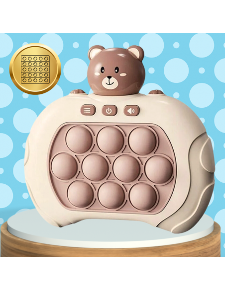 ELEKTRONICZNA GRA ZRĘCZNOŚCIOWA POP IT ANTYSTRESOWA DLA DZIECI I DOROSŁYCH MIŚ