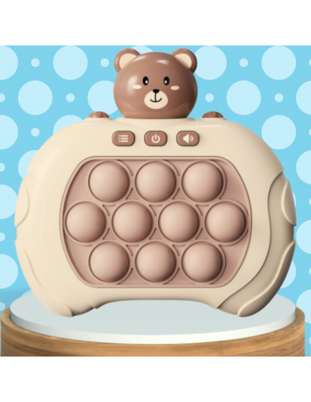 ELEKTRONICZNA GRA ZRĘCZNOŚCIOWA POP IT ANTYSTRESOWA DLA DZIECI I DOROSŁYCH MIŚ