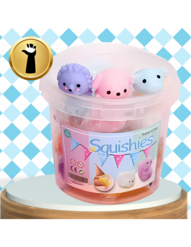 GNIOTEK MOCHI SQUISHY 12 SZT ZABAWKA...