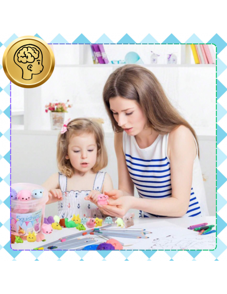 GNIOTEK MOCHI SQUISHY 12 SZT ZABAWKA ANTYSTRESOWA ZESTAW DLA DZIECI