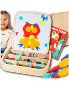 DREWNIANA SKRZYNKA Z...