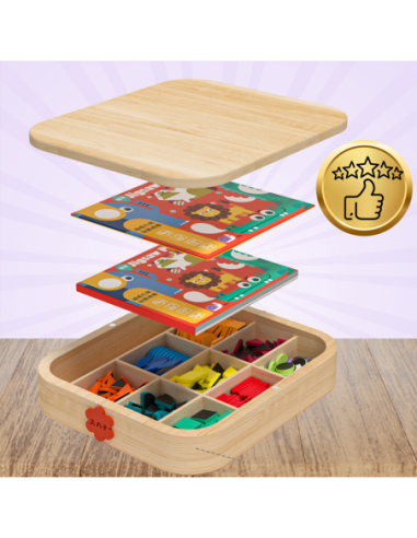 DREWNIANA SKRZYNKA Z MAGNETYCZNĄ...