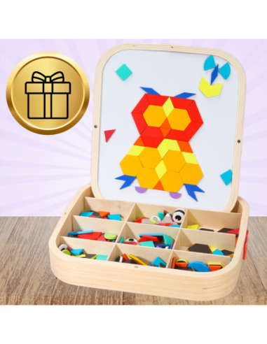 DREWNIANA SKRZYNKA Z MAGNETYCZNĄ...