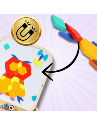 DREWNIANA SKRZYNKA Z MAGNETYCZNĄ...