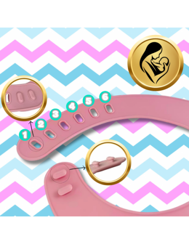 Śliniak dla Dzieci Silikonowy z...