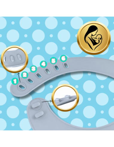 Śliniak dla Dzieci Silikonowy z...