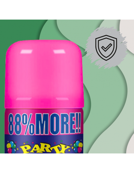 SERPENTYNA KONFETTI W SPRAYU NEON NA URODZINY IMPREZĘ RÓŻOWY 250 ML