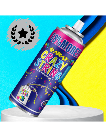 SERPENTYNA KONFETTI W SPRAYU NEON NA URODZINY IMPREZĘ FIOLETOWA 250 ML