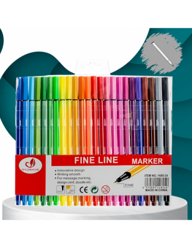 ZESTAW CIENKOPISÓW KOLOROWE...