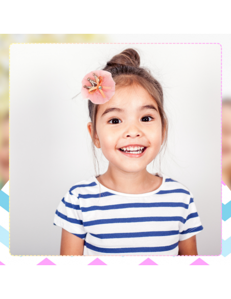 ZESTAW OZDÓB DO WŁOSÓW DLA DZIEWCZYNKI  GUMKI SPINKI + PUDEŁKO