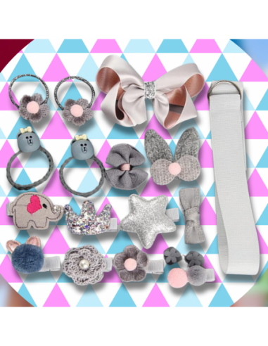 ZESTAW OZDÓB DO WŁOSÓW DLA...