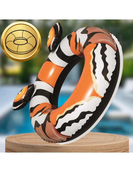 BESTWAY KOŁO DMUCHANE DO PŁYWANIA KÓŁKO PLAŻOWE TYGRYS DUŻE 91 CM