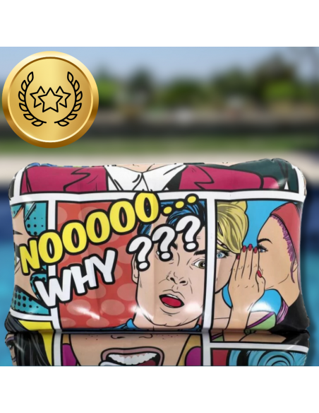 BESTWAY MATERAC DMUCHANY DO PŁYWANIA PLAŻOWY NA BASEN KOMIKS 183cm