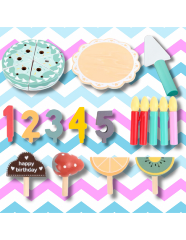 DREWNIANY TORT CIASTO DO KROJENIA...