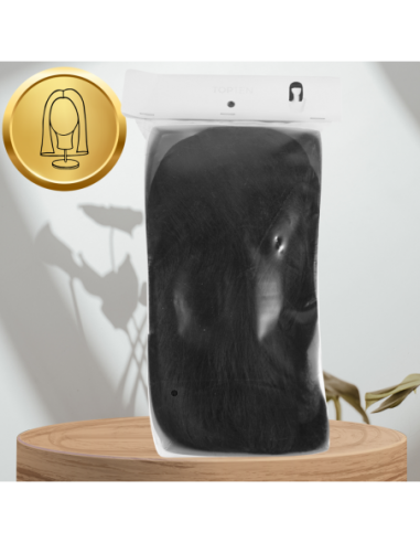 PERUKA WŁOSY KRÓTKIE CZARNE Z GRZYWKĄ...