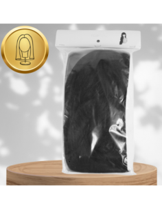 PERUKA WŁOSY DŁUGIE CZARNE... 2