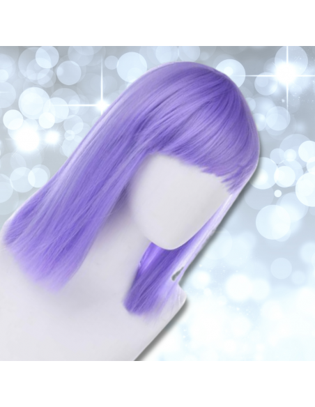 PERUKA WŁOSY DŁUGIE FIOLETOWA Z GRZYWKĄ KARNAWAŁ PARTY FOTOBUDKA PANIEŃSKI URODZINY