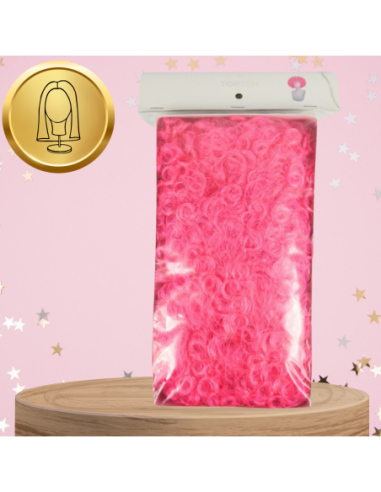 PERUKA WŁOSY RÓŻOWE AFRO KARNAWAŁ...