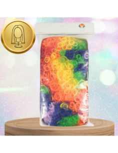 KOLOROWA PERUKA WŁOSY AFRO... 2