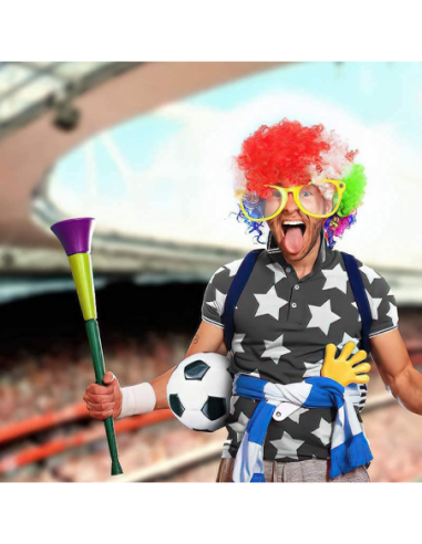 KOLOROWA PERUKA WŁOSY AFRO KARNAWAŁ...