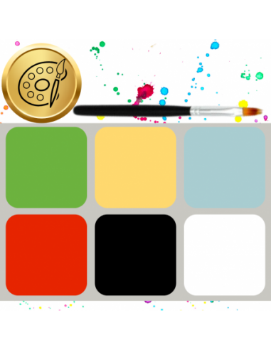 FARBY DO TWARZY ZMYWALNE FARBKI DO...