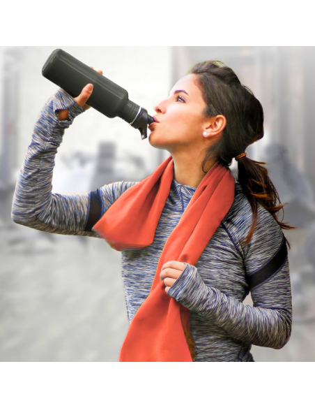 DUŻY RĘCZNIK PLAŻOWY SZYBKOSCHNĄCY Z MIKROFIBRY SPORTOWY NA SIŁOWNIĘ BASEN 120CM