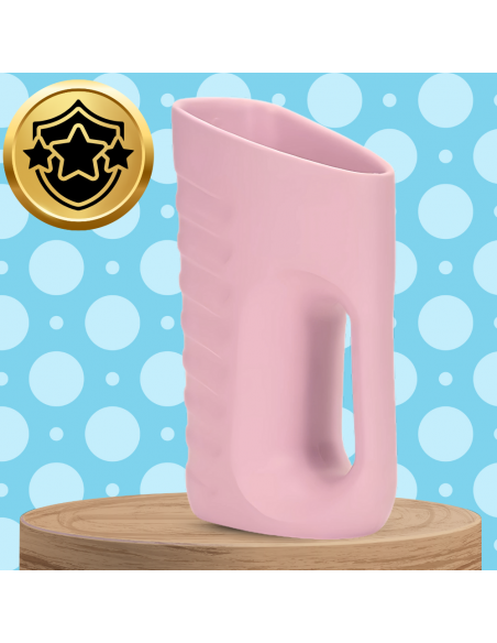 KUBEK DO MYCIA GŁOWY SPŁUKIWANIA WŁOSÓW NICEkids MIĘKKI DUŻY RÓŻOWY