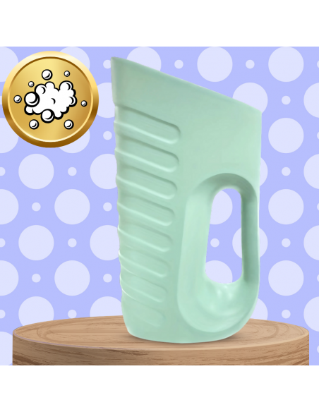 KUBEK DO MYCIA GŁOWY SPŁUKIWANIA WŁOSÓW NICEkids MIĘKKI DUŻY ZIELONY