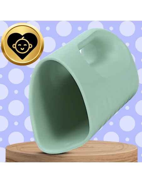 KUBEK DO MYCIA GŁOWY SPŁUKIWANIA WŁOSÓW NICEkids MIĘKKI DUŻY ZIELONY