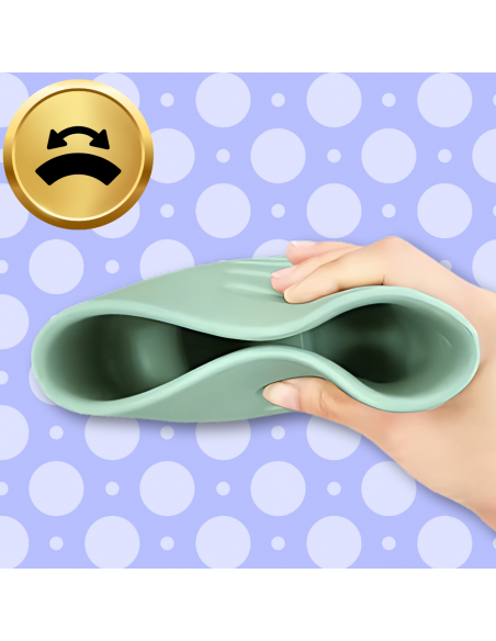 KUBEK DO MYCIA GŁOWY SPŁUKIWANIA WŁOSÓW NICEkids MIĘKKI DUŻY ZIELONY