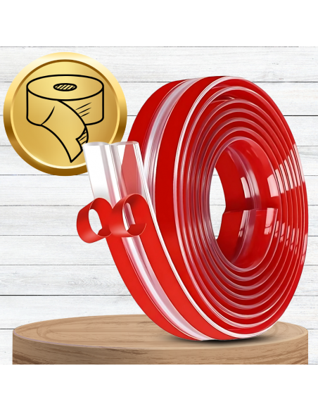 BEZBARWNA TAŚMA ZABEZPIECZAJĄCA KANTY MEBLI LISTWA NA ROGI OSŁONA KRAWĘDZI NICEKIDS 5m