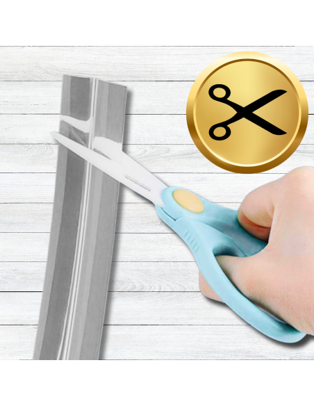 BEZBARWNA TAŚMA ZABEZPIECZAJĄCA KANTY MEBLI LISTWA NA ROGI OSŁONA KRAWĘDZI NICEKIDS 5m