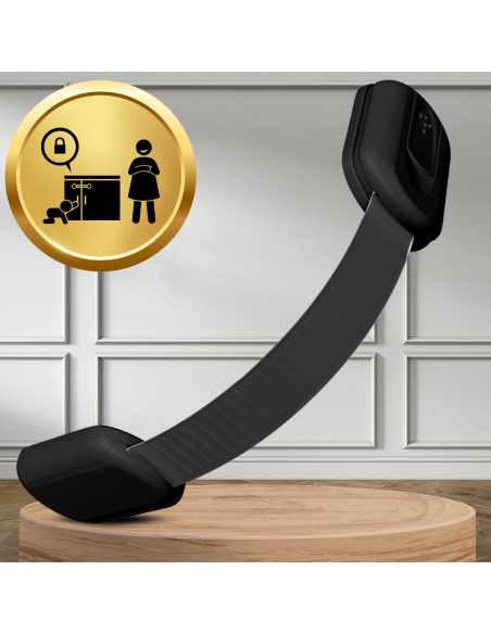 ZABEZPIECZENIA SZAFEK BLOKADA SZUFLAD MEBLI DRZWI PRZED DZIEĆMI MOCNA NICEKIDS CZARNE