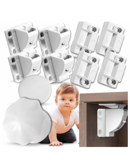 BLOKADA MAGNETYCZNA DO SZAFEK MAGNETYCZNE ZABEZPIECZENIE SZAFEK SZUFLAD