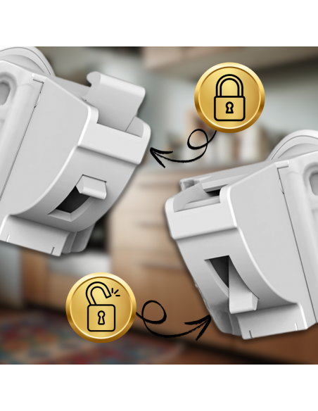 BLOKADA MAGNETYCZNA DO SZAFEK MAGNETYCZNE ZABEZPIECZENIE SZAFEK SZUFLAD