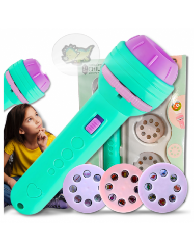 LATARKA PROJEKTOR DLA DZIECI POKAZ...