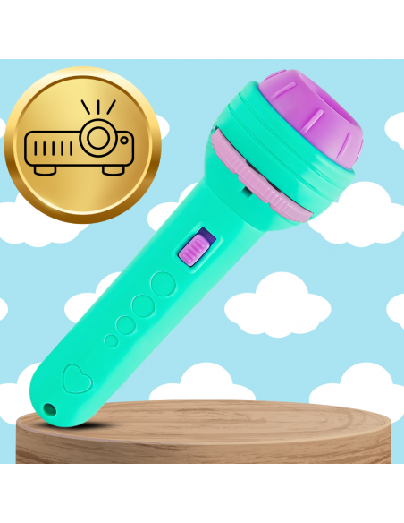 LATARKA PROJEKTOR DLA DZIECI POKAZ SLAJDÓW RZUTNIK OBRAZKÓW NA ŚCIANĘ SUFIT