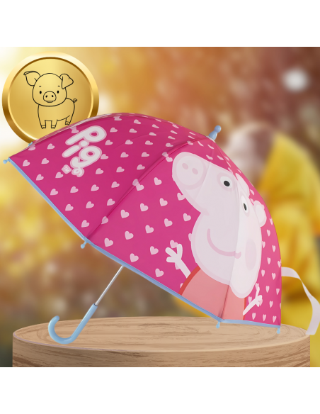 PARASOL PRZECIWDESZCZOWY DLA DZIECI PEPPA PIG ŚWINKA PEPPA