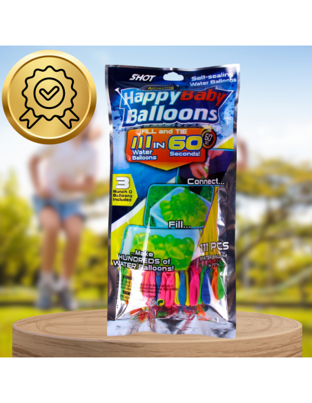 BALONY WODNE bomby na wodę Do Rzucania Baloniki XXL 111 szt dla dzieci