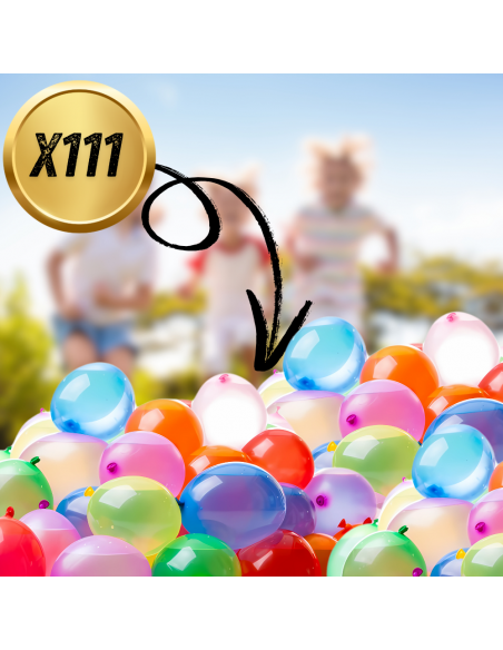 BALONY WODNE bomby na wodę Do Rzucania Baloniki XXL 111 szt dla dzieci