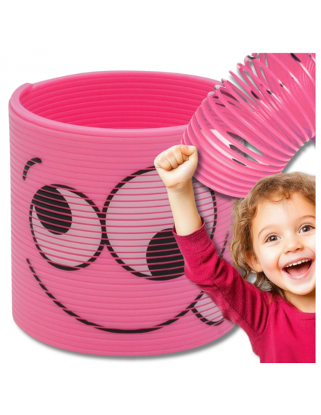 SPRĘŻYNA DLA DZIECI MAGICZNA SPRĘŻYNKA MAGIC SPRINGS EMOJI RÓŻOWA